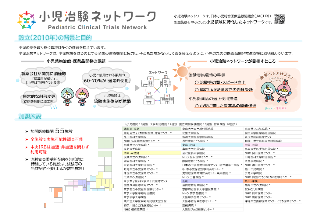 小児治験ネットワークについて